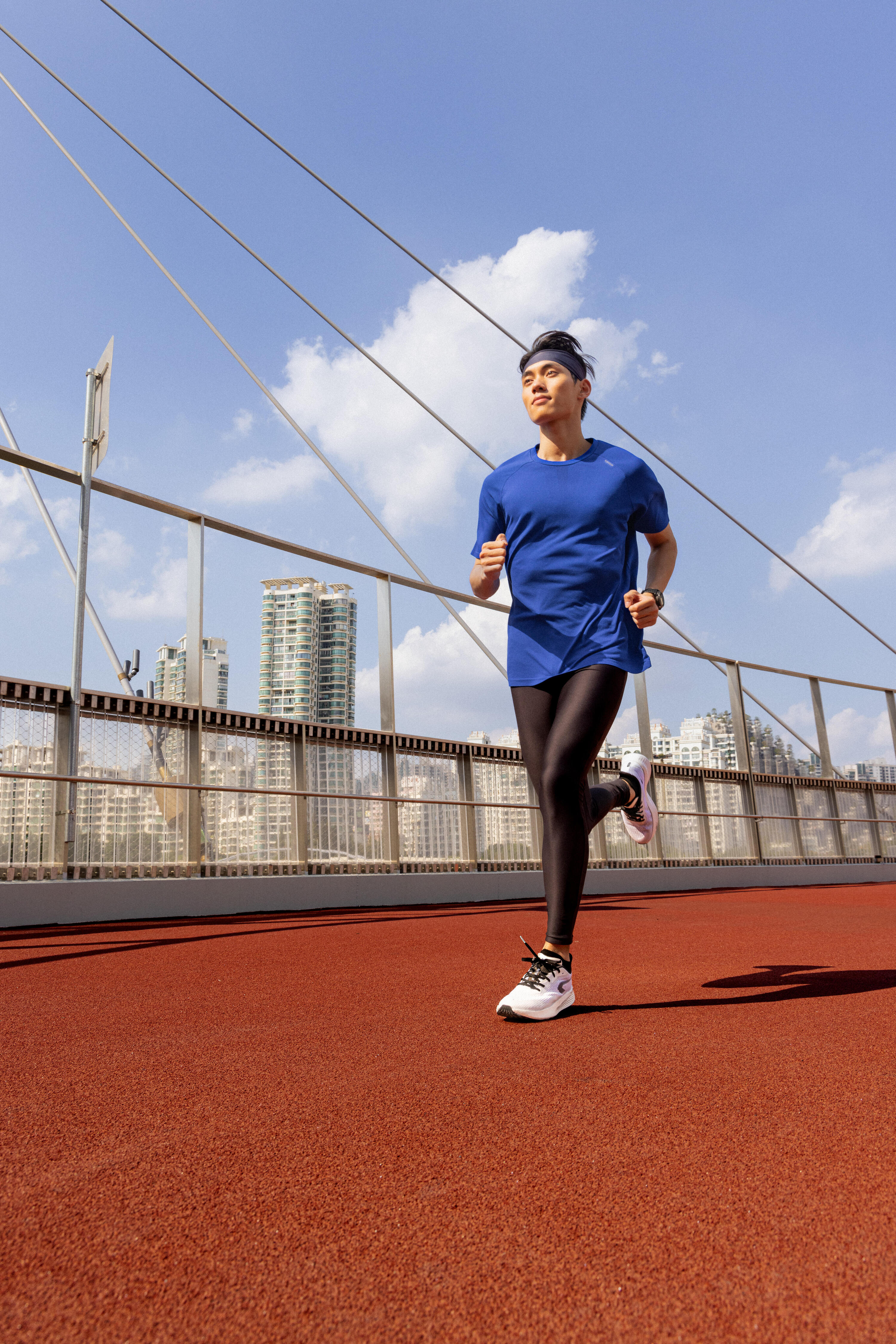 T-shirt running ohne Nähte Herren - Kiprun run 500 Confort Indigo blau 9/10