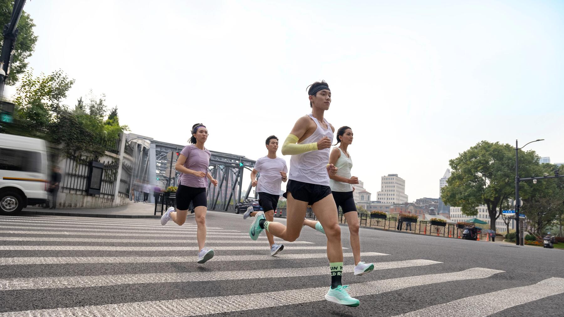 Sportowcy biegający półmaraton