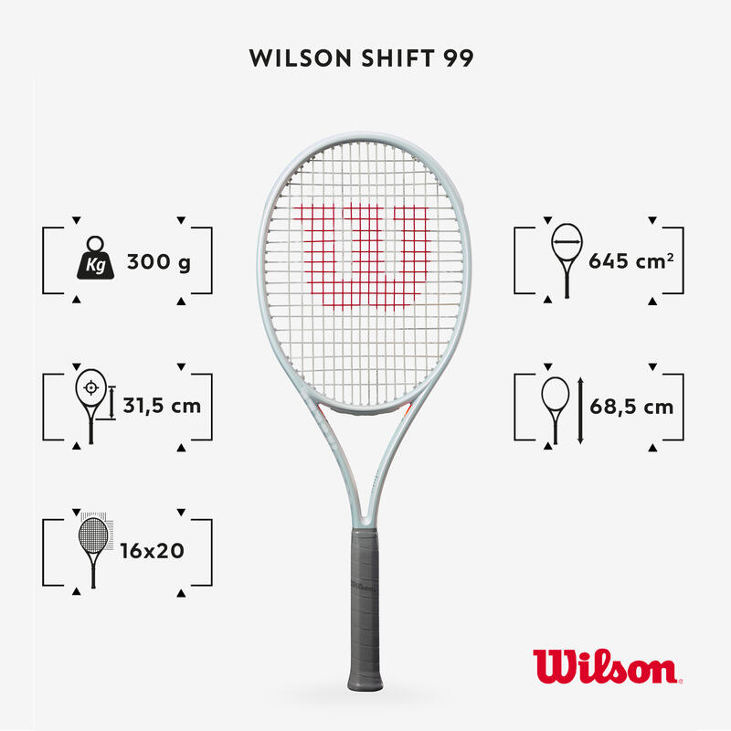 Rachetă Tenis Wilson Shift V1 300g Neracordată Gri Adulți