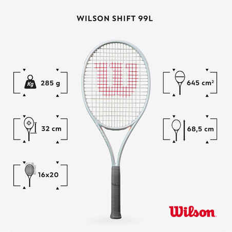 Suaugusiųjų teniso raketė „Shift 99 V1“, 285 g, be stygų