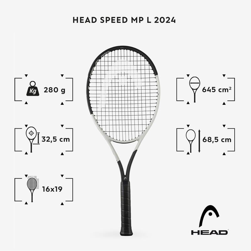 Racchetta tennis adulto Head SPEED MP L nero-bianco