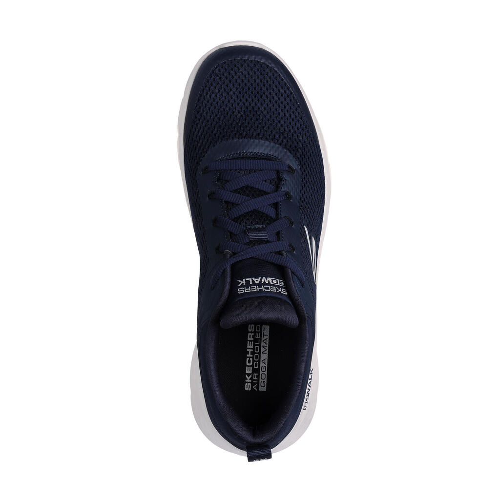 MEN'S SKECHERS GO WALK FLEX FITNESS WALKING TRAINERS - NAVY