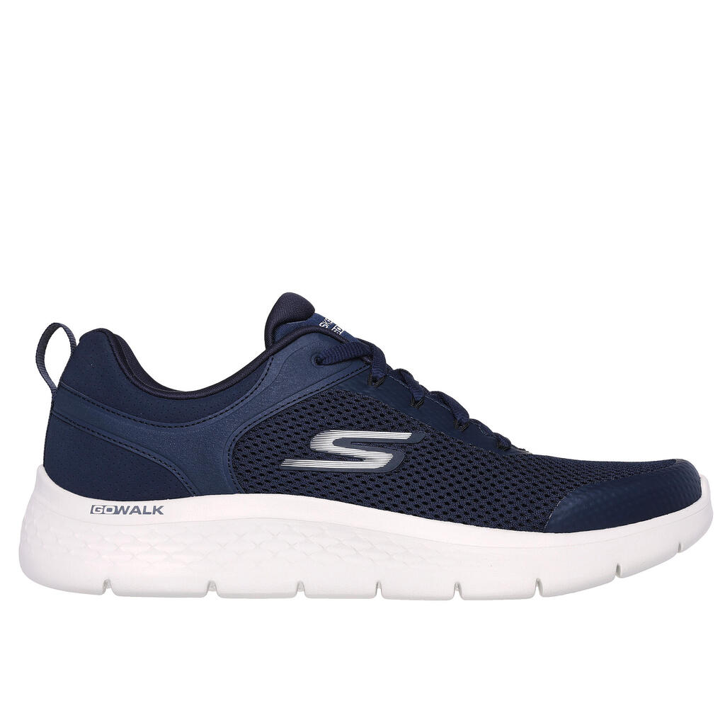 MEN'S SKECHERS GO WALK FLEX FITNESS WALKING TRAINERS - NAVY