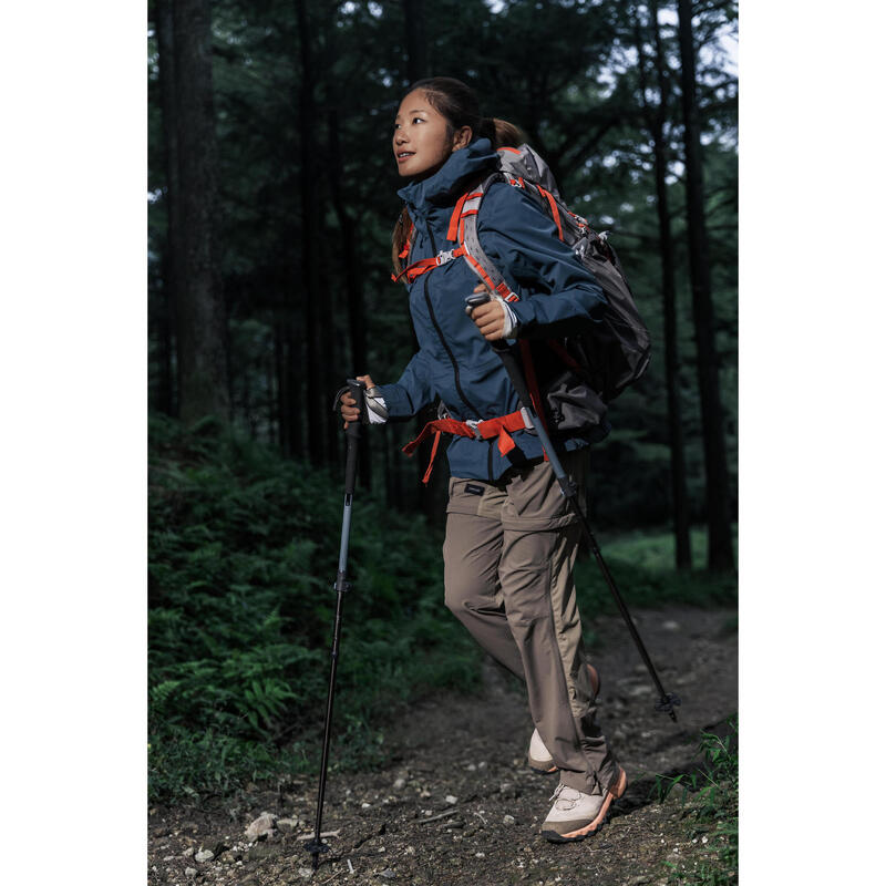 Women's Mountain Trekking 2-in-1 Zip-Off Trousers MT500