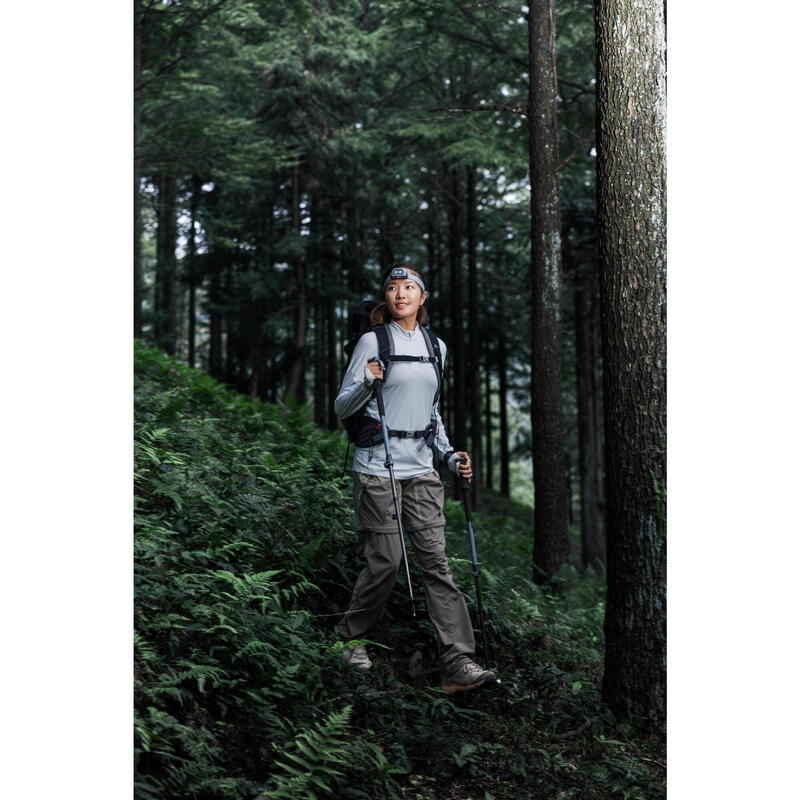 Women's Mountain Trekking 2-in-1 Zip-Off Trousers MT500