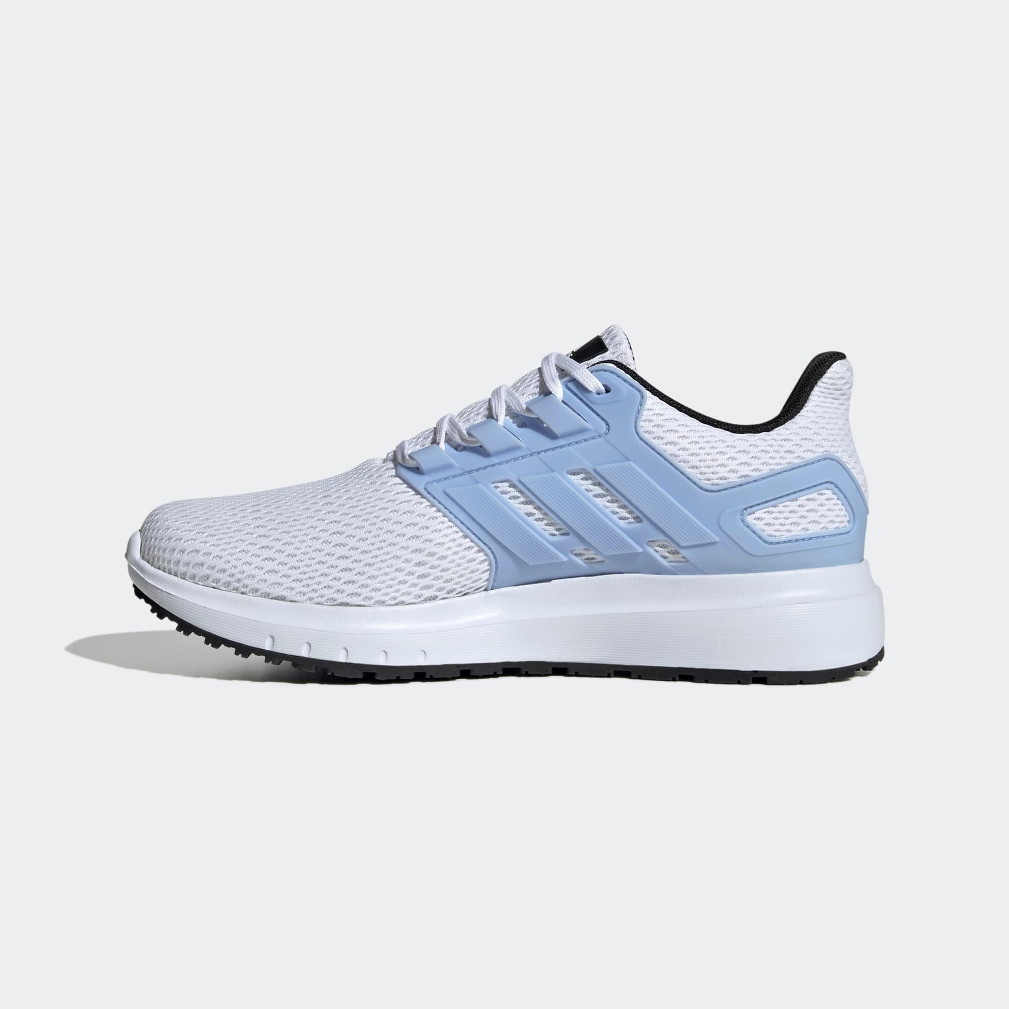 BASKETS DE MARCHE FEMME ADIDAS ULTIMASHOW 1.0 BLANCHE BLEU CIEL 2/8