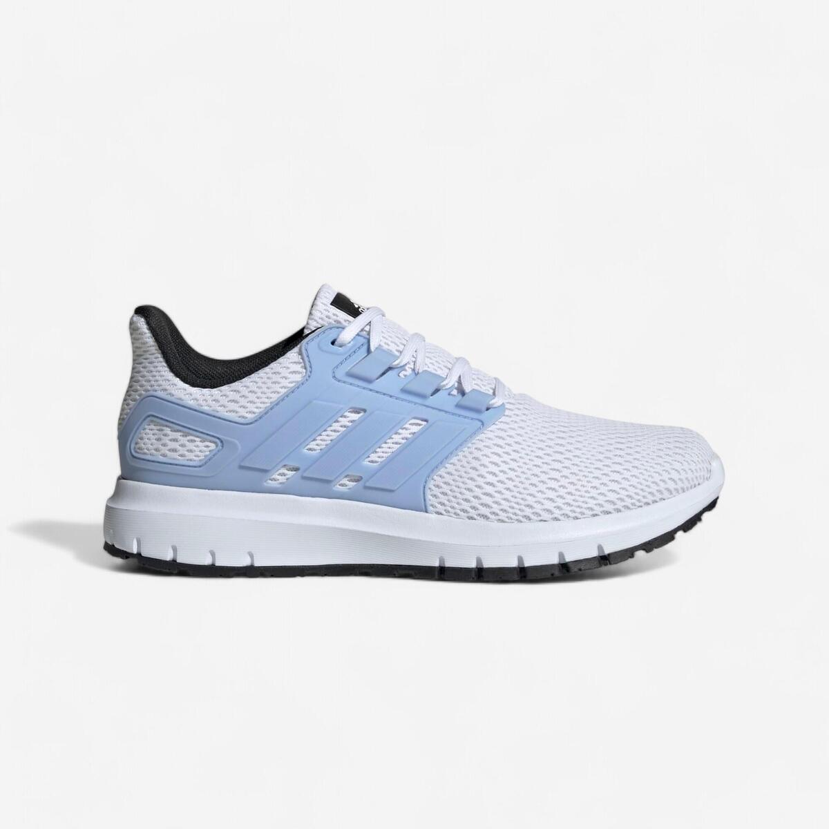 BASKETS DE MARCHE FEMME ADIDAS ULTIMASHOW 1.0 BLANCHE BLEU CIEL