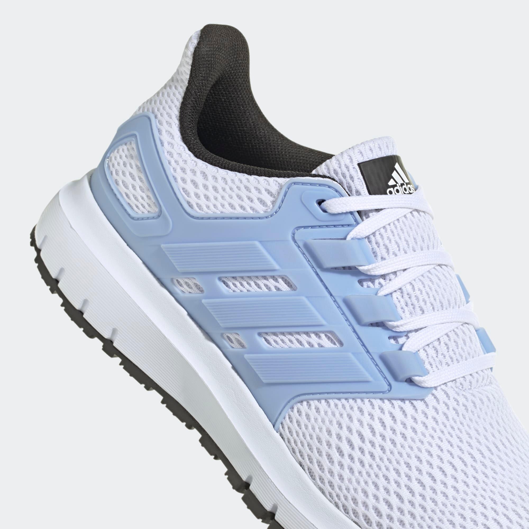 BASKETS DE MARCHE FEMME ADIDAS ULTIMASHOW 1.0 BLANCHE BLEU CIEL 5/8