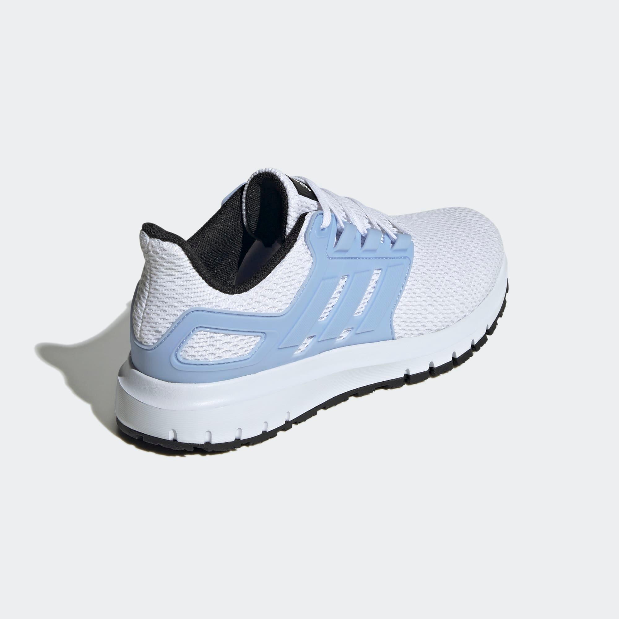 BASKETS DE MARCHE FEMME ADIDAS ULTIMASHOW 1.0 BLANCHE BLEU CIEL 4/8