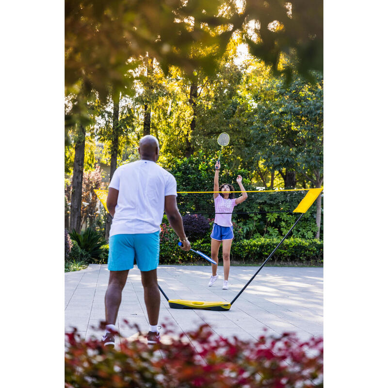 Yetişkin Badminton Raket Seti - Sarı/Mavi - Fun BR130 AD