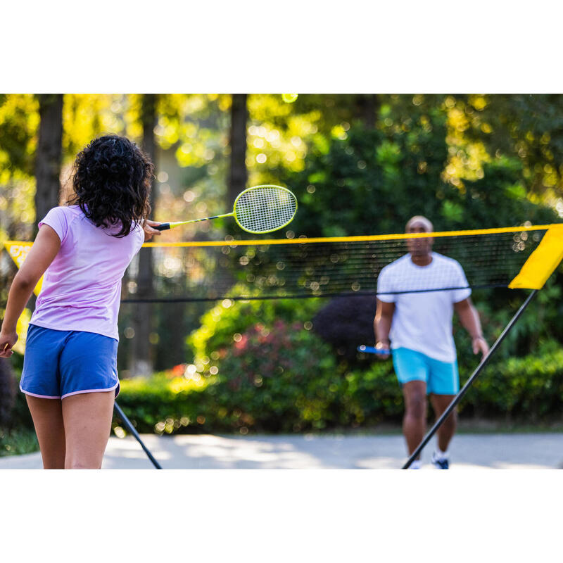 Yetişkin Badminton Raket Seti - Sarı/Mavi - Fun BR130 AD