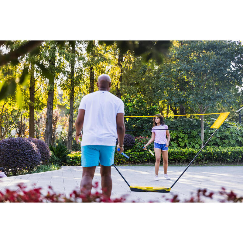 Yetişkin Badminton Raket Seti - Sarı/Mavi - Fun BR130 AD