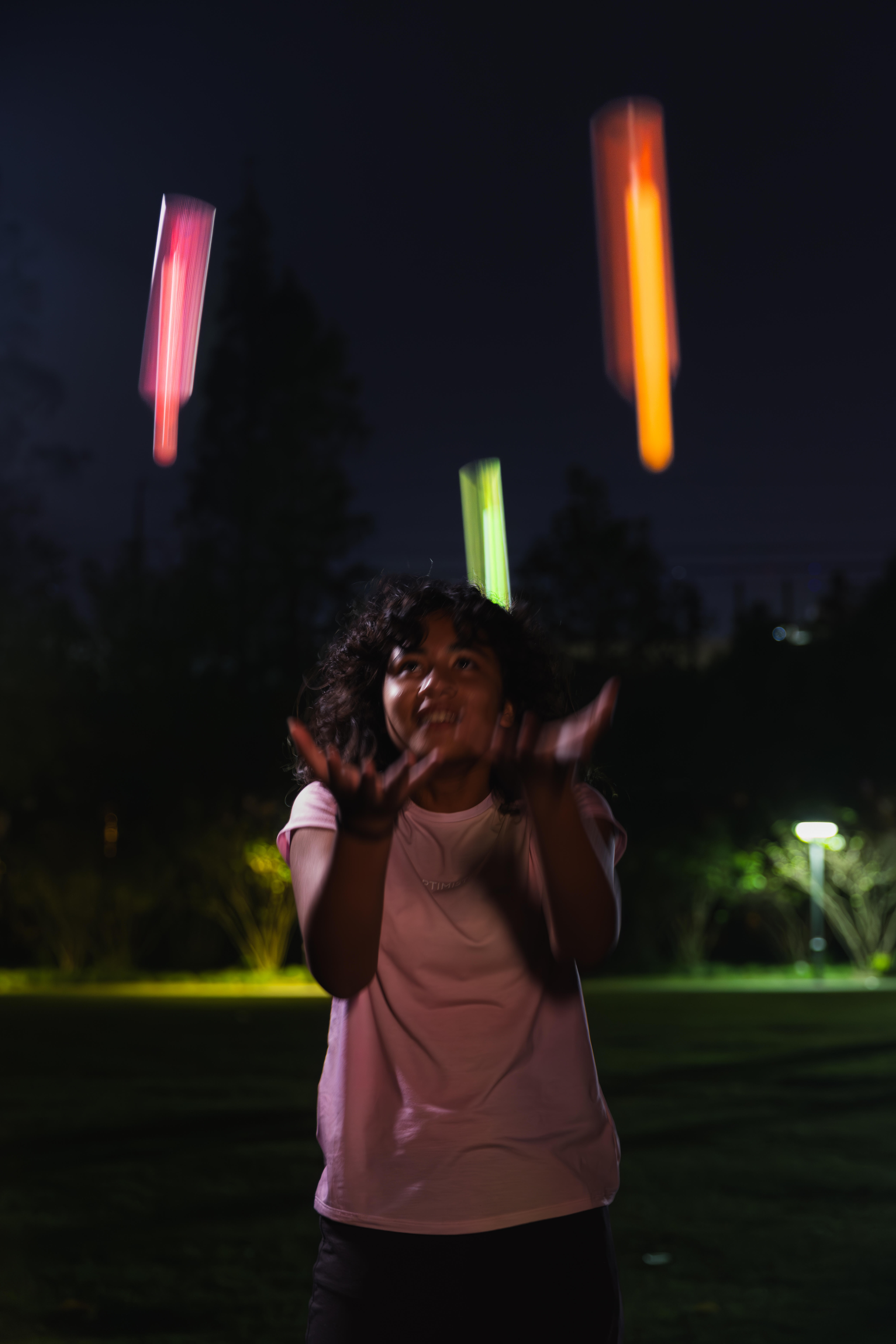 Outdoor Badminton Illuminated Shuttlecock to Play in the Dark - Feenixx 530 Nite - PERFLY