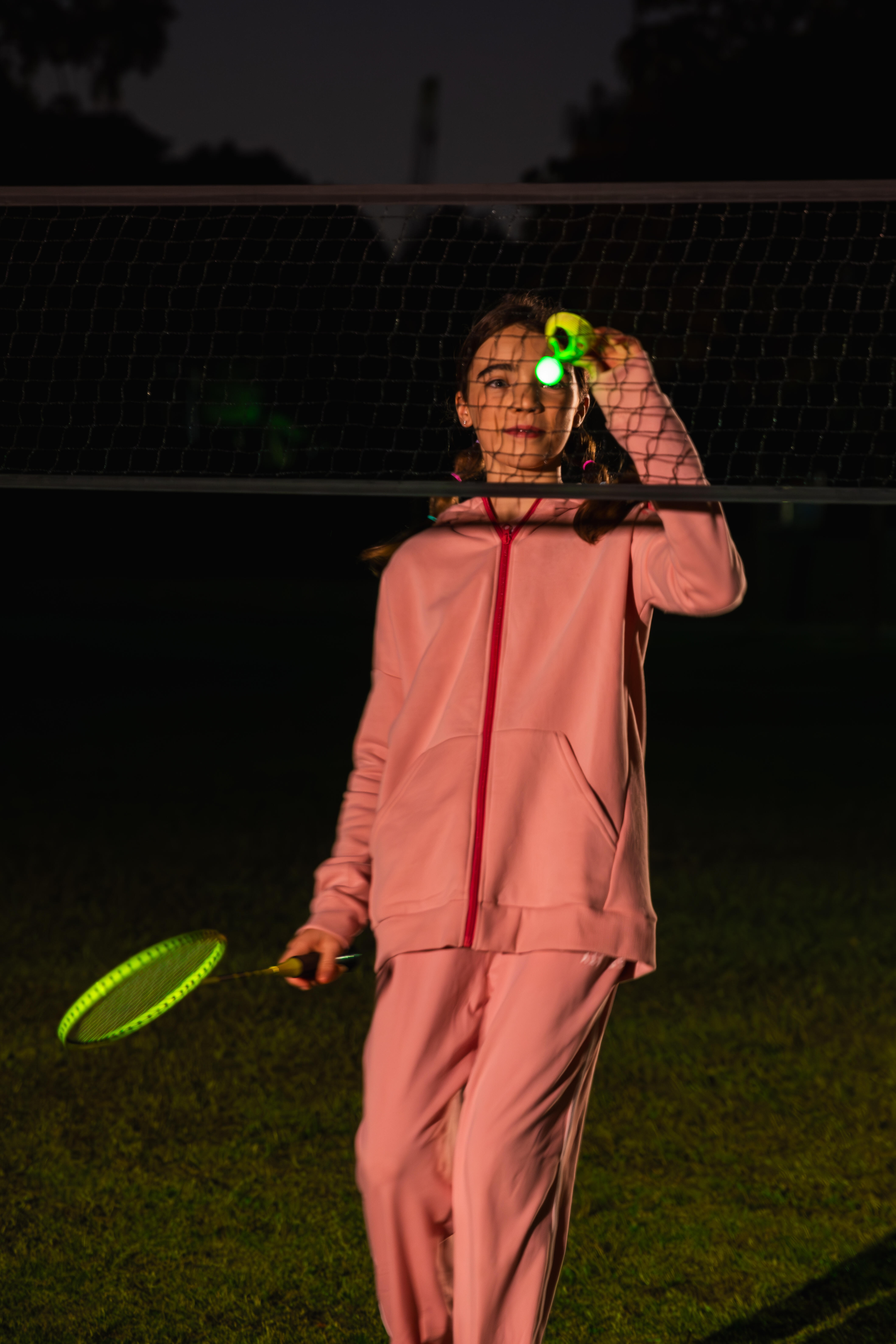 Outdoor Badminton Illuminated Shuttlecock to Play in the Dark - Feenixx 530 Nite - PERFLY