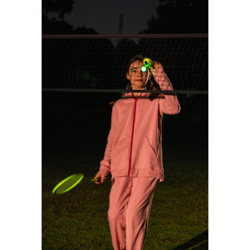 Feenixx 530 Nite - Volante de badminton exterior iluminada para jogar no escuro.