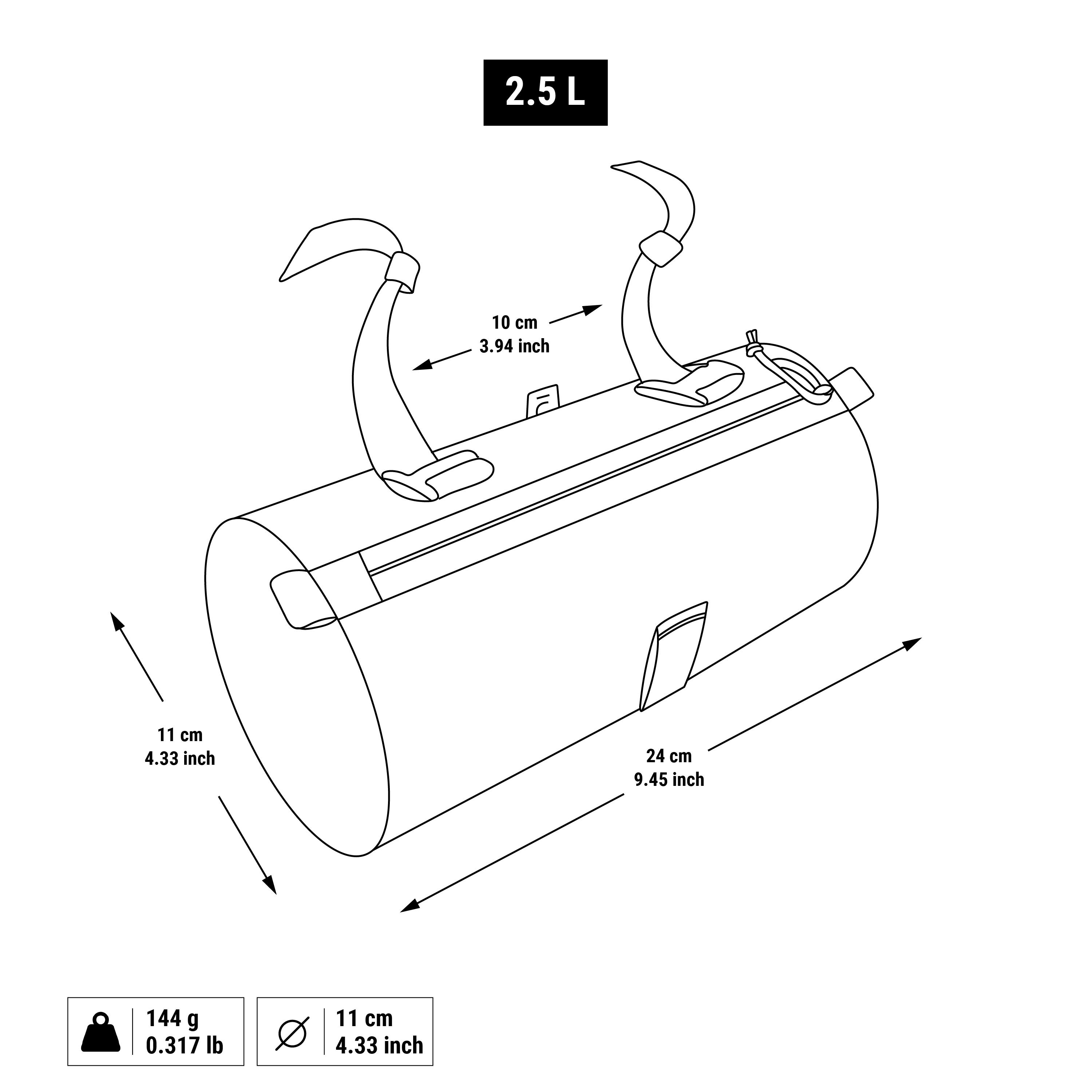 2.5 L Bike Handlebar Bag ACTV 100
