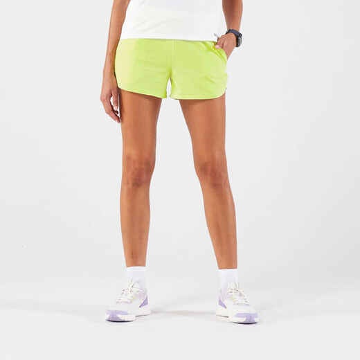 
      Kratke hlače za trail trčanje Run 500 Dry ženske žute
  