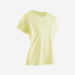 KIPRUN Run 500 Dry Women's Breathable Running T-shirt - Yellow