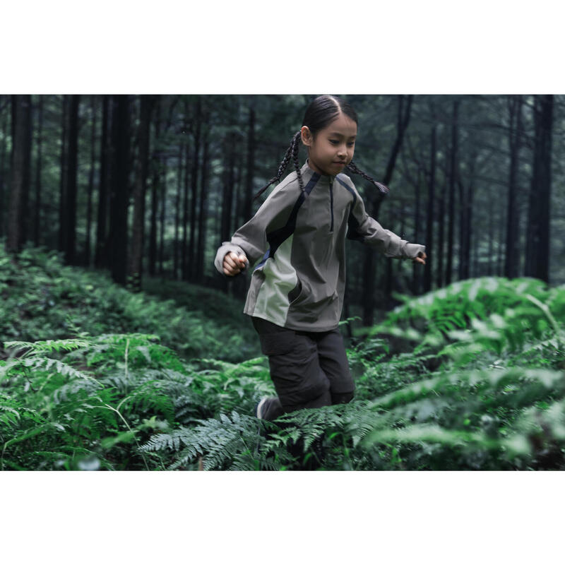 Junior hiking MH900 ANTI UV long sleeve grey