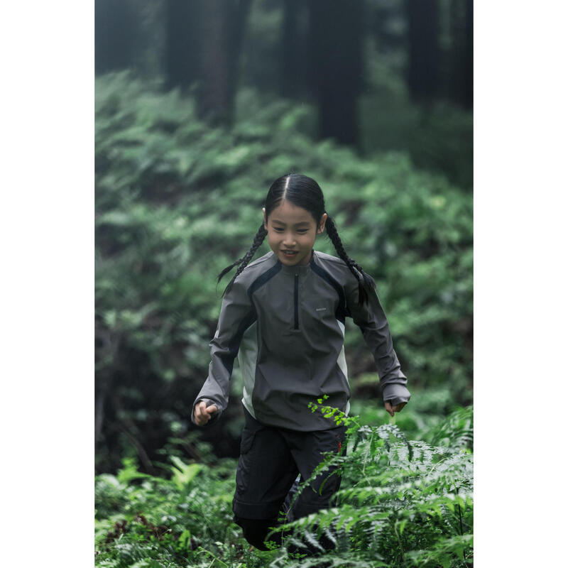 Junior hiking MH900 ANTI UV long sleeve grey