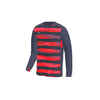 Vaikiški marškinėliai ilgomis rankovėmis, tamsiai mėlyni, raudoni