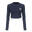 Women's long sleeve UV-protection surfing top 100 Sunny Navy