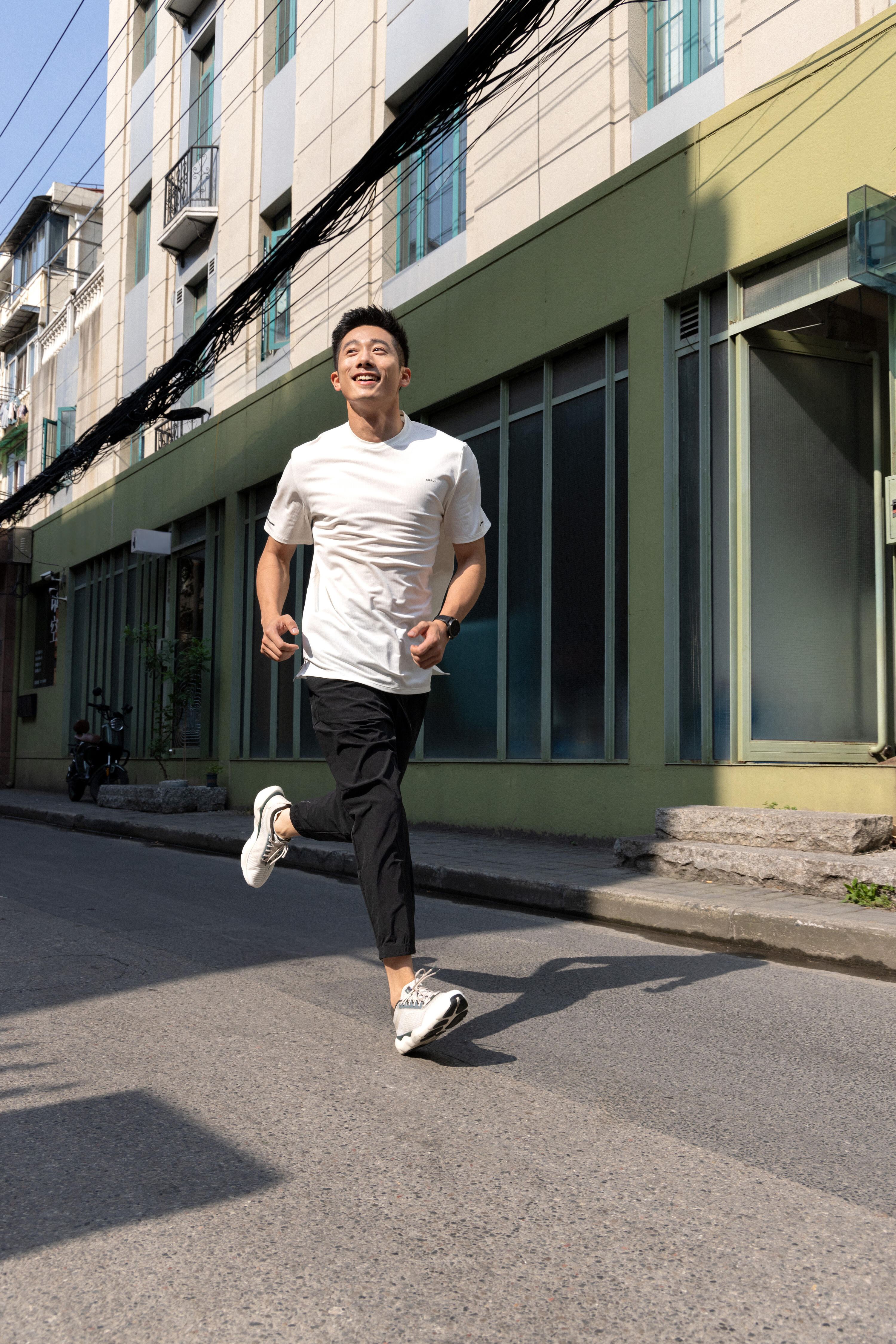T-shirt de course respirant homme, 500 Dry 7/9