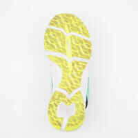 נעלי ריצה לילדים דרופ 0 דגם KN 500 ירוק צהוב שחור