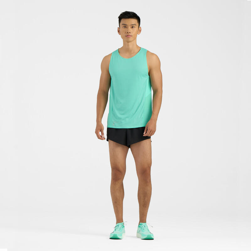 Lauf-Tanktop Herren - Run Light hellgrün