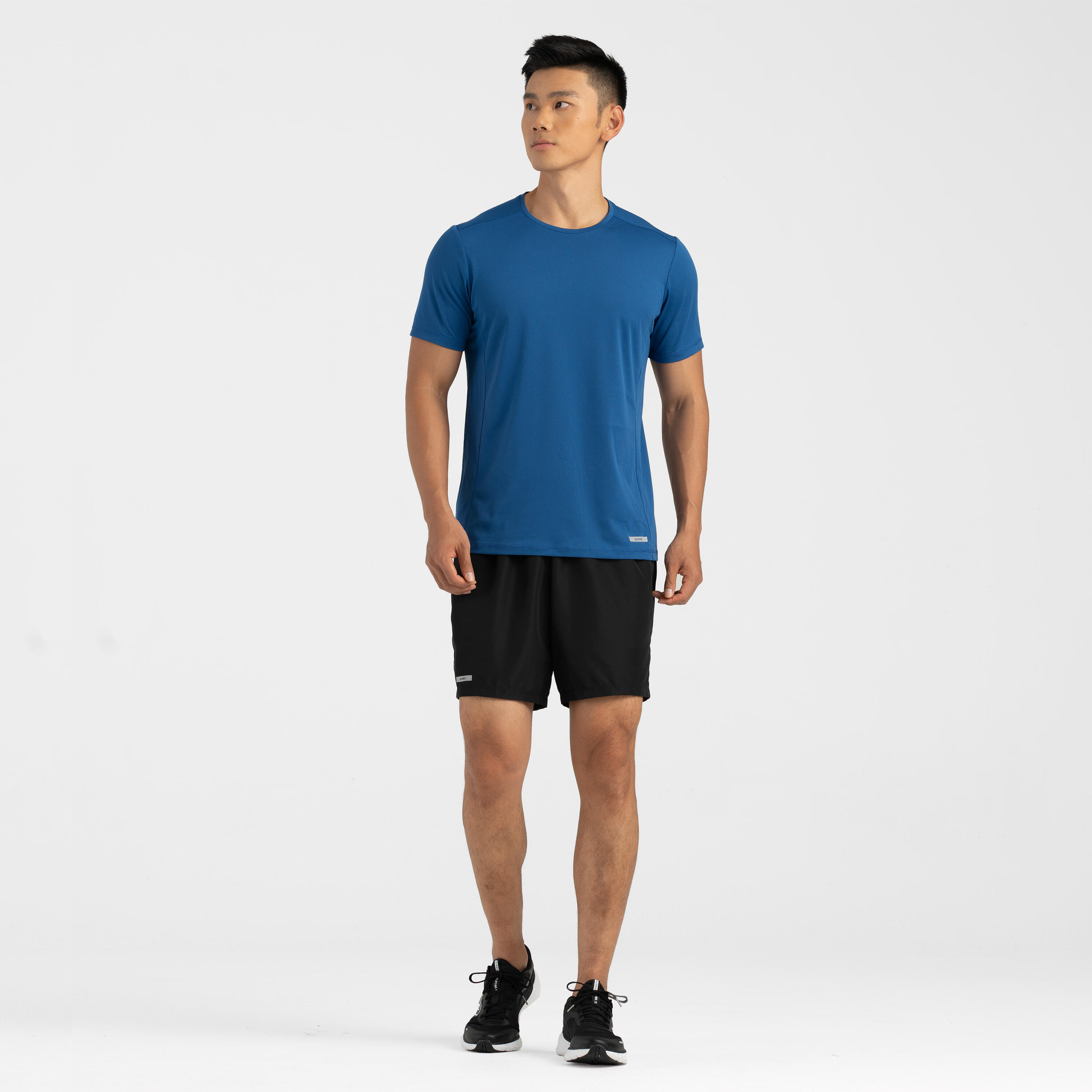 KIPRUN 100 Dry Men's Running Breathable T-shirt - Blue
