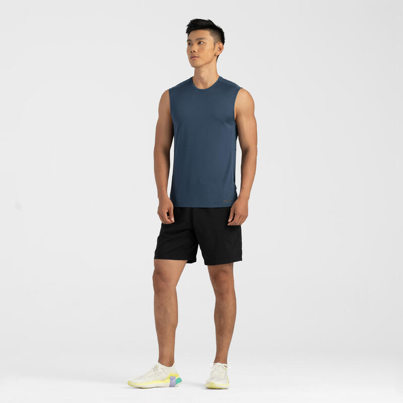 Dry+ Men's Running Breathable Tank Top - Slate Blue