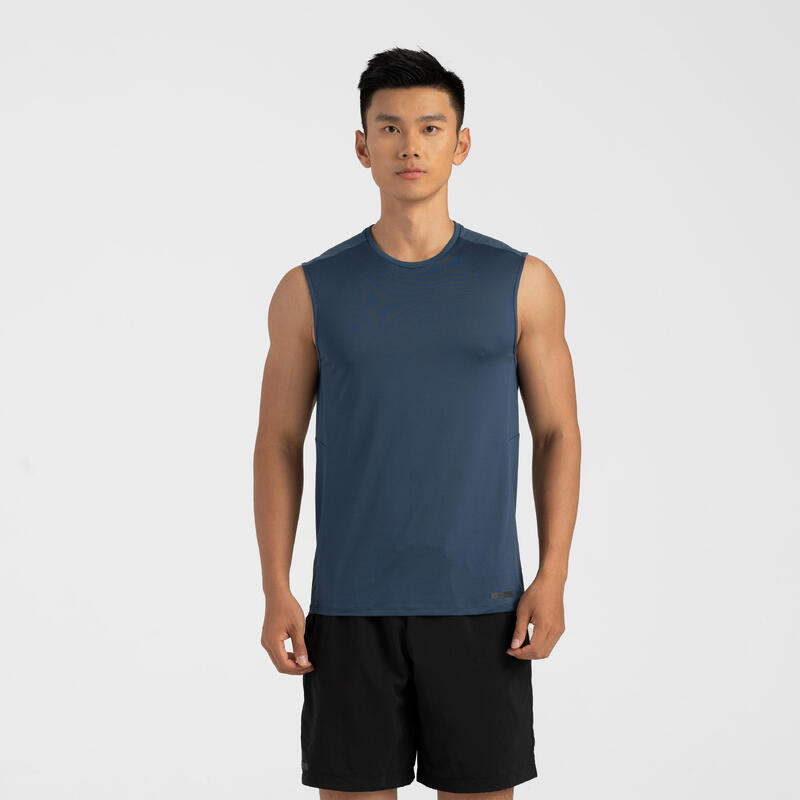 Dry+ Men's Running Breathable Tank Top - Slate Blue