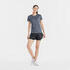 Short Sleeves Fit Women's Basic T-Shirt- Graphite Grey