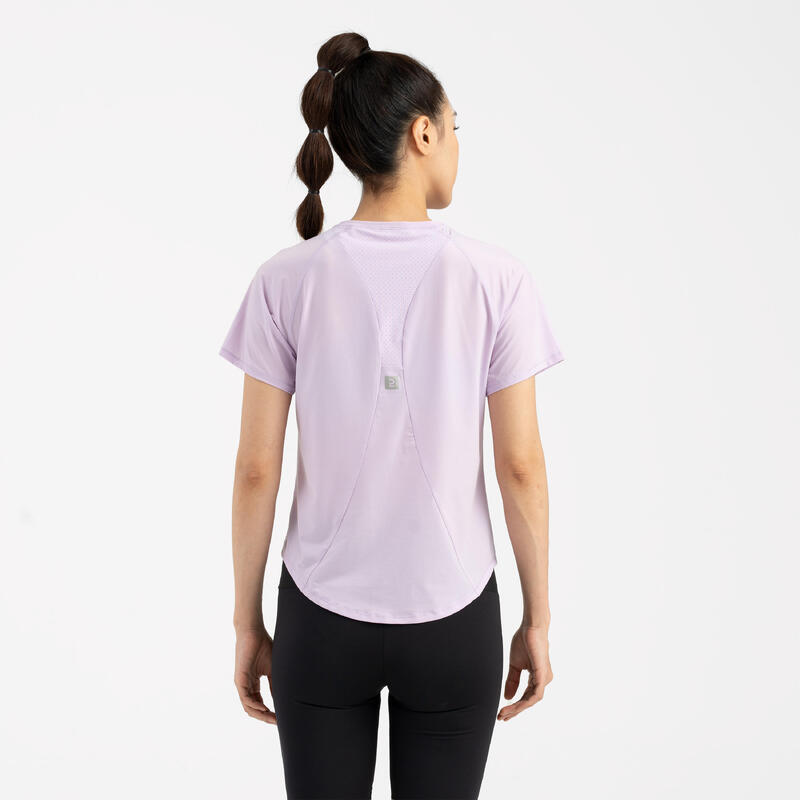 女款 T 恤 RUN DRY+－淡紫色