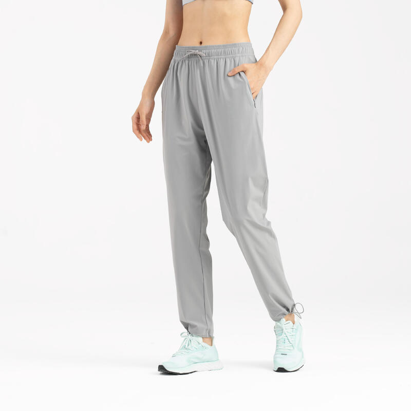 WOMEN RUN DRY PANT 500 CN GREY