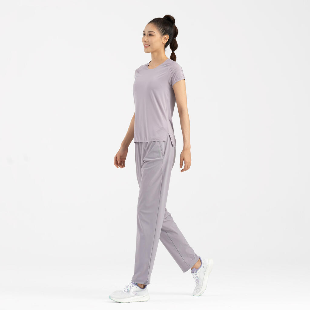 PANTALON FEMME RUN DRY 500 CN SABLE