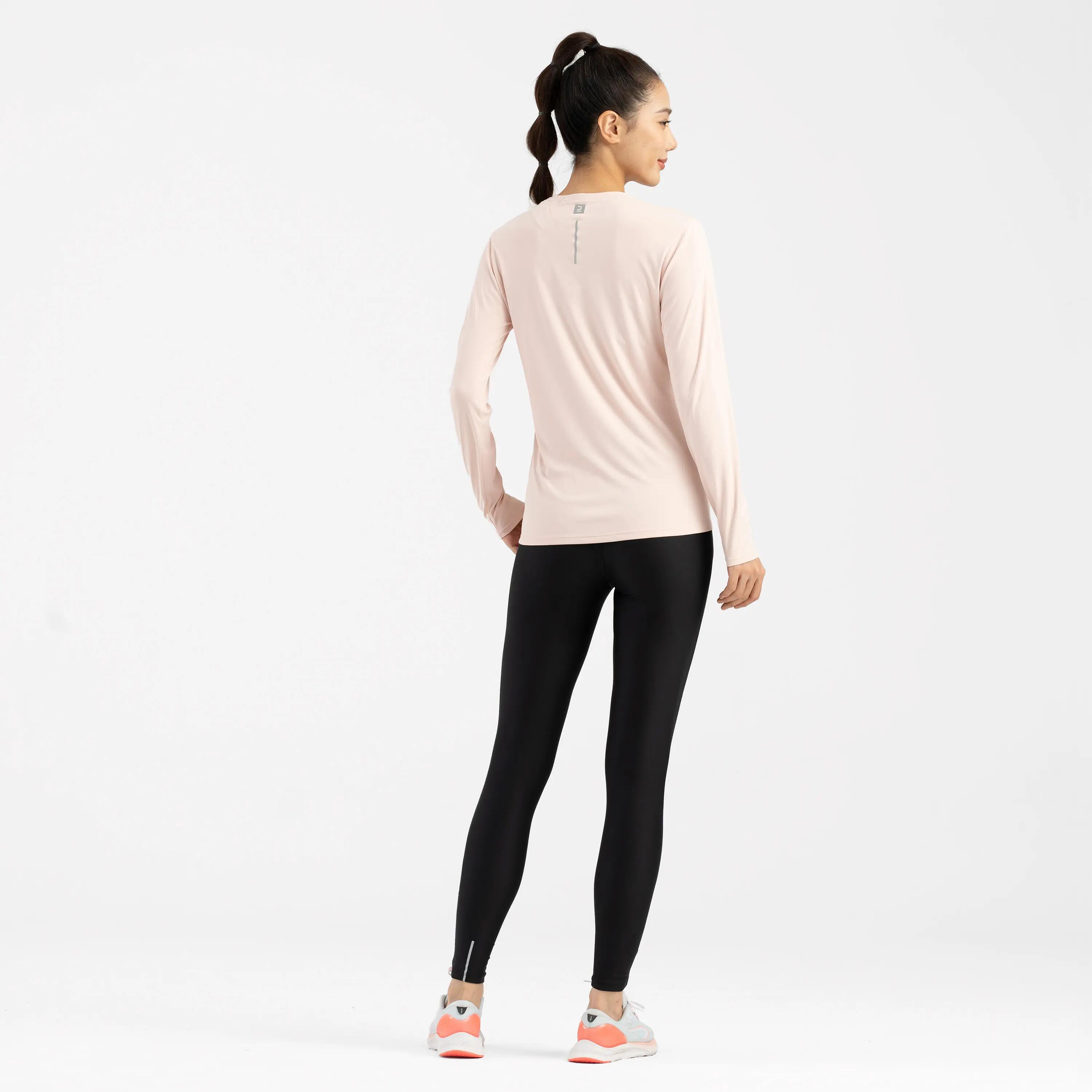 Camiseta manga larga  protección solar UV para Mujer Kalenji  - Rosado 11/12