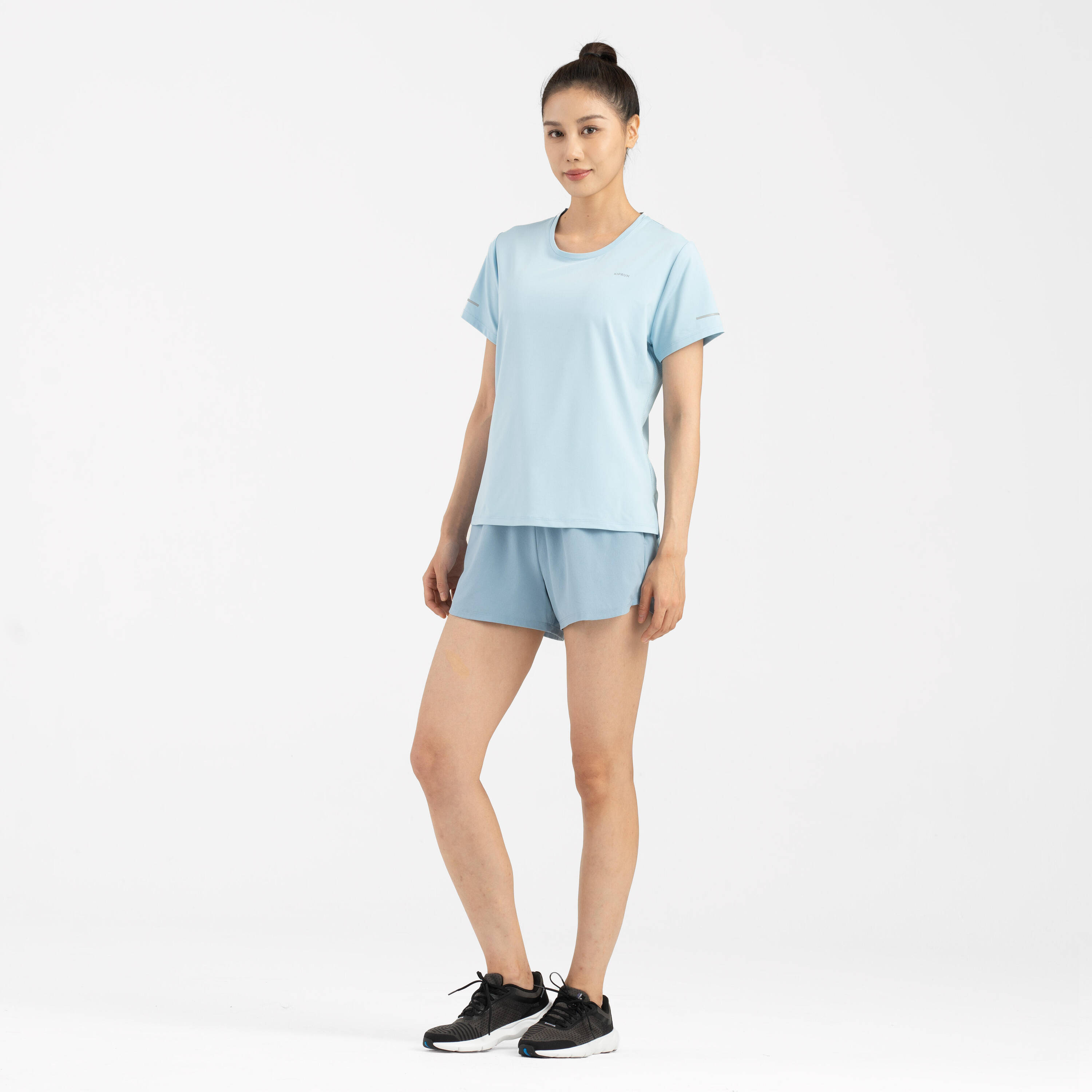 KIPRUN Run 500 Dry Women's Breathable Running T-shirt - Sky Blue -  5