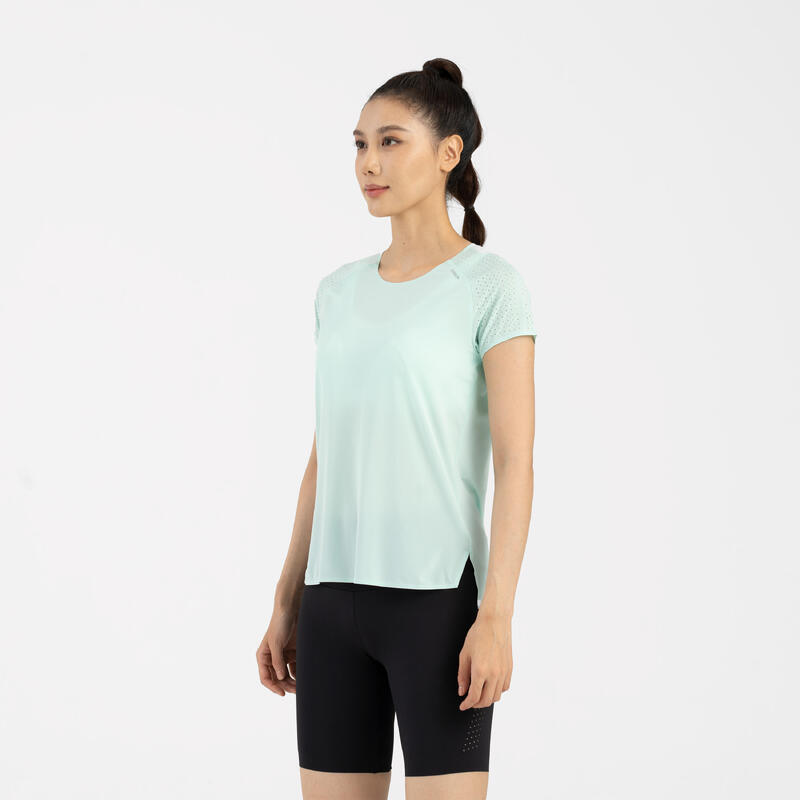 Women's Running Lightweight T-Shirt - KIPRUN Run 900 Light Turquoise