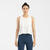 Débardeur court de Running respirant Femme - KIPRUN Run 500 Dry blanc