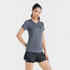 Short Sleeves Fit Women's Basic T-Shirt- Graphite Grey