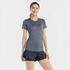 Short Sleeves Fit Women's Basic T-Shirt- Graphite Grey