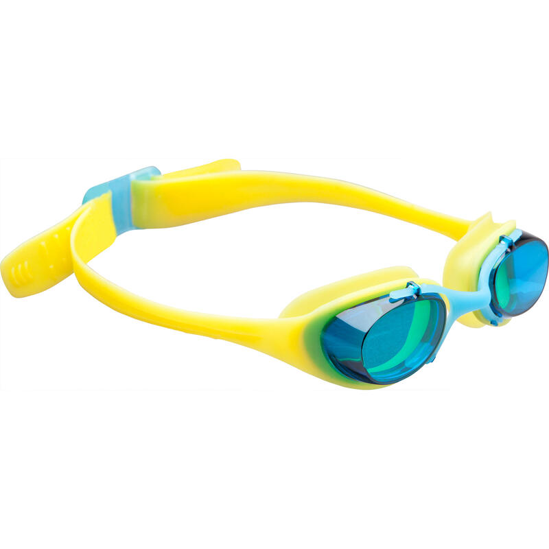 Ochelari Înot 100 Xbase Mărimea S Lentile transparente Albastru-Portocaliu