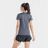 Short Sleeves Fit Women's Basic T-Shirt- Graphite Grey