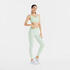 High Support Zip-Up Sports Bra with Cups, Adjustable Straps FBRA920 - Green