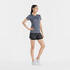 Short Sleeves Fit Women's Basic T-Shirt- Graphite Grey