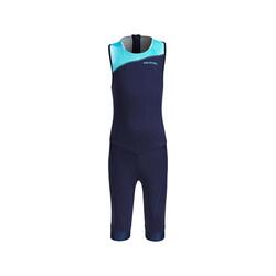 COMBINAISON TRIATHLON TRIFONCTION ENFANT GARÇON FILLE BLEUE MARINE/CIEL