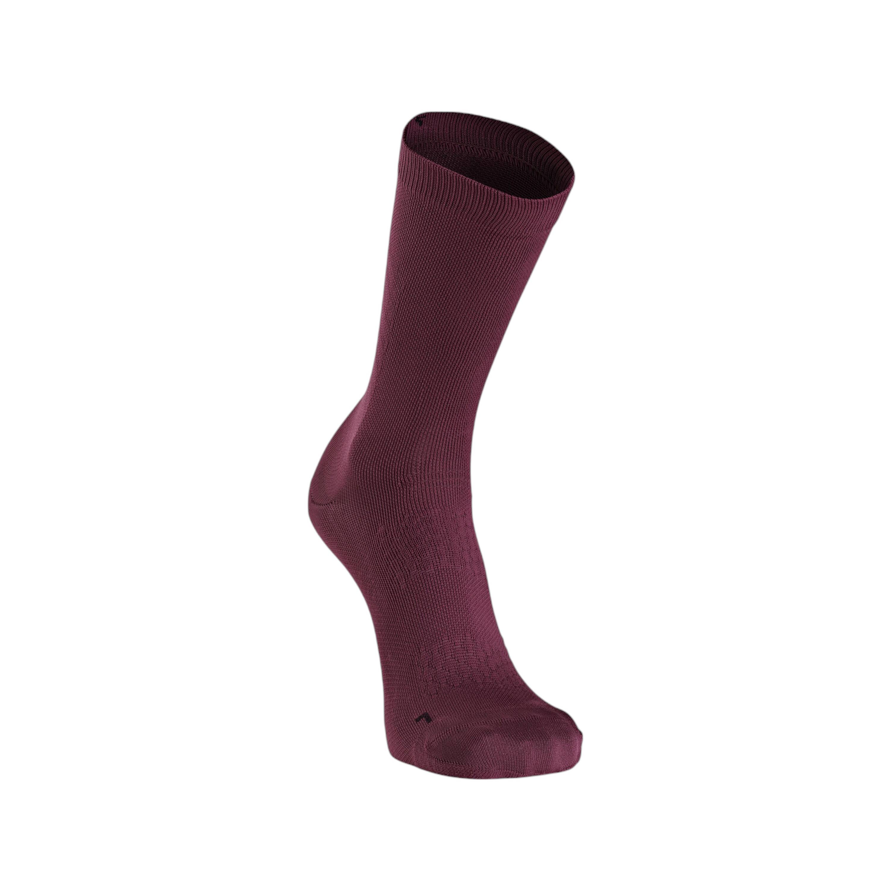 Unisex Cycling Socks 900 - Burgundy -  2
