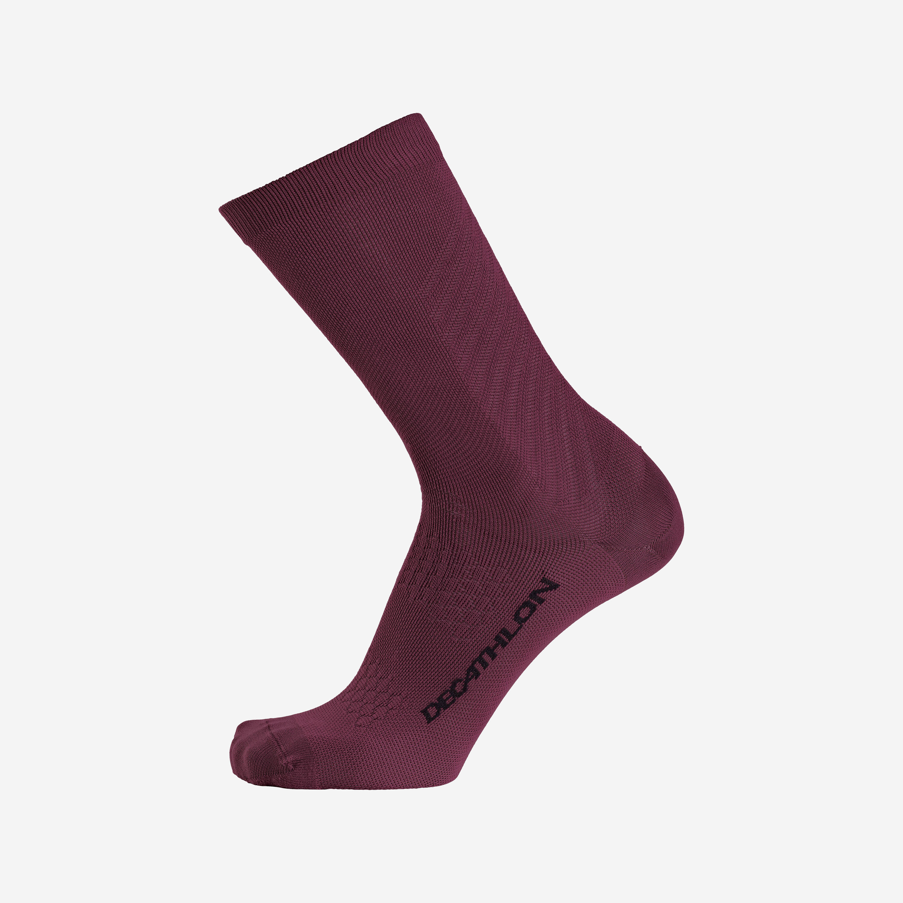 Unisex Cycling Socks 900 - Burgundy -  1