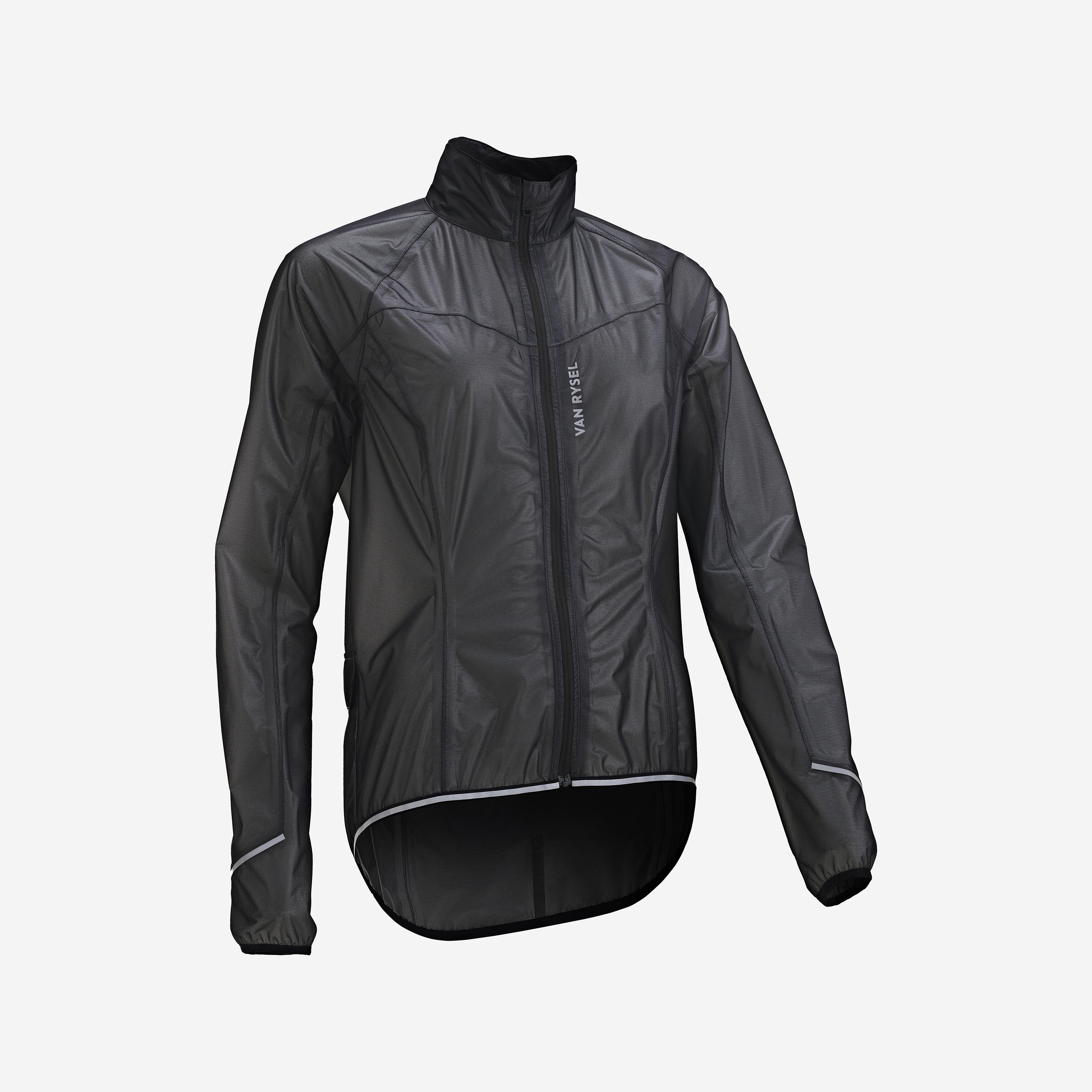 RR 900 Cycling Ultralight Rain Jacket - Women - Black - Van rysel ...
